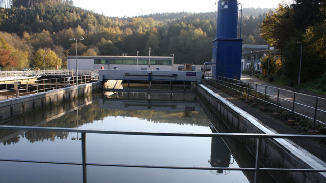 Vorklärbecken Klärwerk Radevormwald